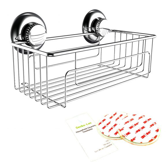 Gecko-Loc Replacement Suction Cup works WITH 4mm WIRE FRAME - Hasko, Sanno,  ipegtop, slideep & ARCCI Shower Caddy Baskets & Shelves WITH 4mm WIRE